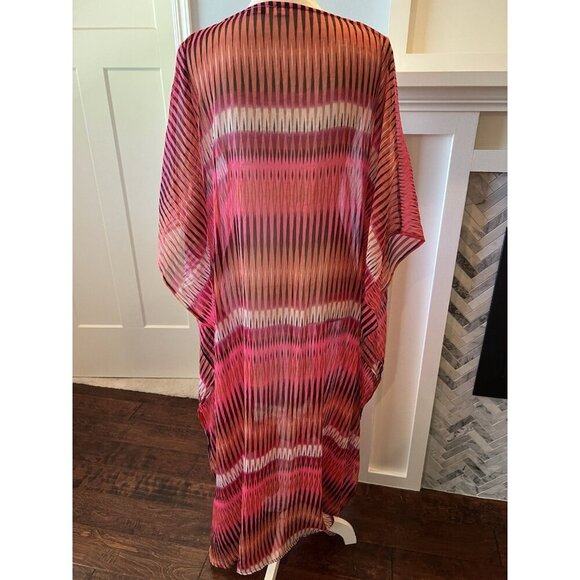 ECHO ATLANTIS PARADISE ISLAND WOMEN'S BEACH COVER-UP MULTICOLOR ONE SIZE - Picture 6 of 11